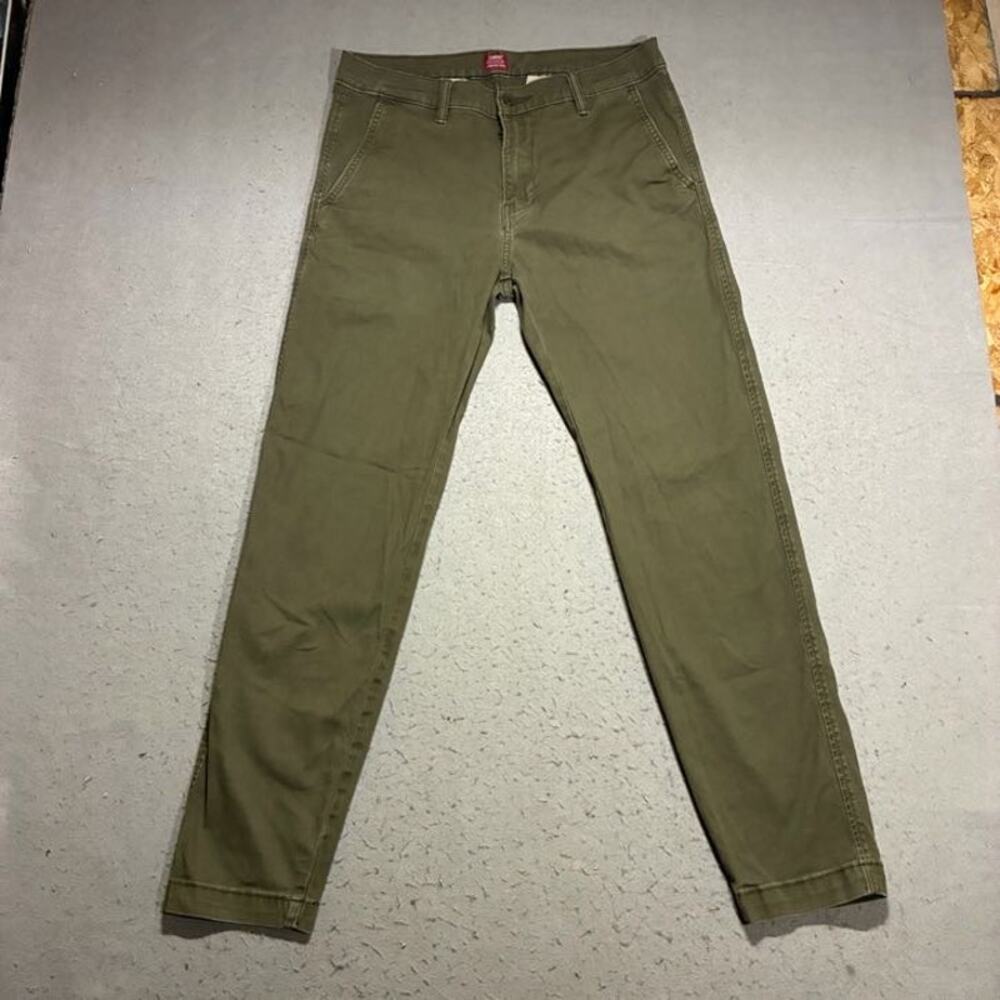 Levi's XX Chino Standard Taper Pants Mens 31x32 Olive Everyday Wear Casual